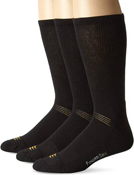 PowerSox Cushion Crew Socks with Coolmax